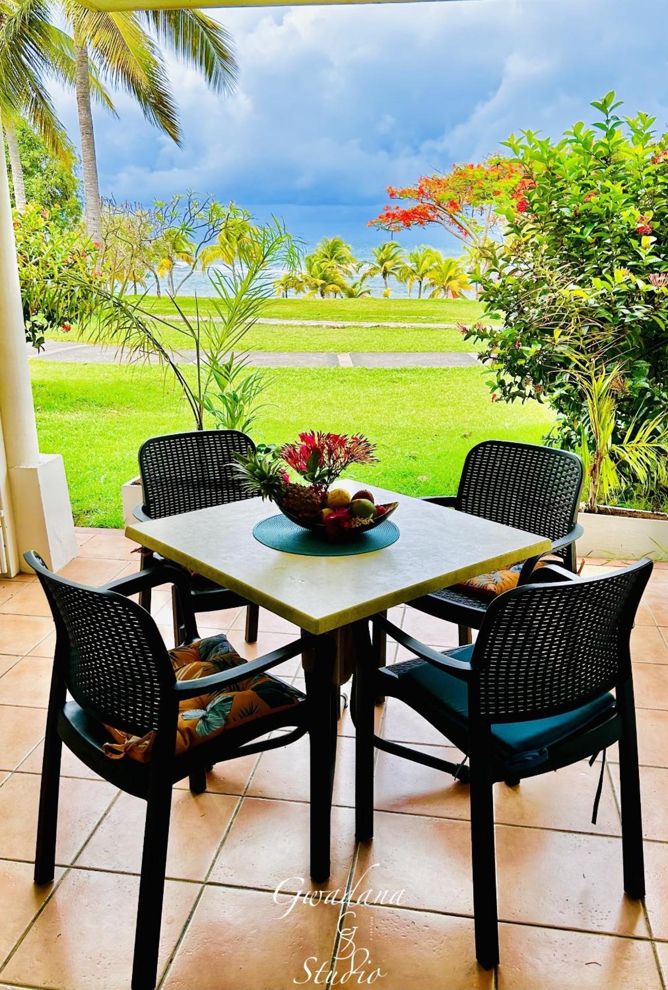 Accès Direct Plage, Magnifique Vue Mer, Gwanada Studio à Pierre et Vacances Sainte-Anne  Esterno foto